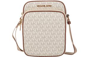 Сумка-чехол для телефона Jet Set Travel из ПВХ, через плечо, на пояс, женская, ванильная MICHAEL KORS