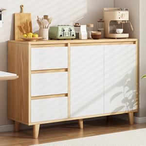 Lanyu Комод 100х30х80 см для спальни и гостиной настенный, в цвете Cloud Creek, с двумя дверцами и тремя ящиками