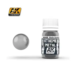 Матовый алюминий (30 мл), Paint - Xtreme Metal (AK-Interactive)