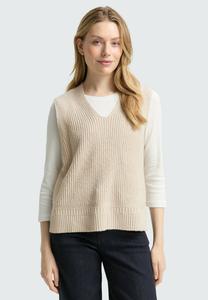 Джемпер TOM TAILOR Jumper, Sand Stone Beige Melange/Sand