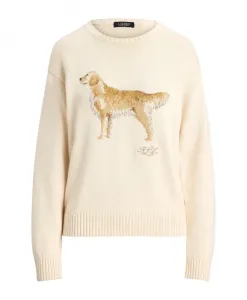 Свитер с длинными рукавами Riednee Ralph Lauren, бежевый