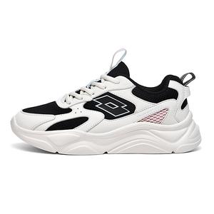 LOTTO Амортизирующие противоскользящие и износостойкие кеды женские низкие Ivory White/Black, цвет Ivory White/Black