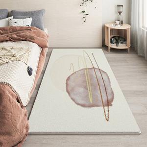 Budis Ковер 120х160 см из искусственной шерсти для спальни/гостиной, утепленный, Jianshi Bedside Rug-07