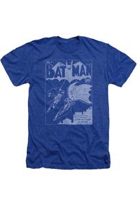 Футболка / футболка для взрослых с обложкой 1-го выпуска журнала Batman Gildan, синий