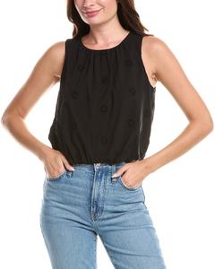 Майкл Старс Хейзел Блузка с пузырьками Michael Stars, черный