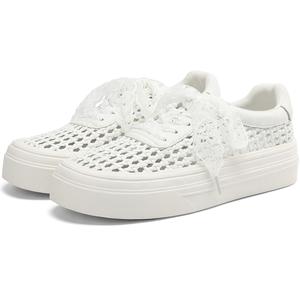 Женские кроссовки для скейтбординга D FUSE SCANDINAVIA, устойчивые к истиранию и увеличивающие рост D:FUSE SCANDINAVIA, Ecru