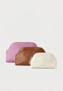Набор из 3 косметичек helga Coccinelle, Lilac/Cognac/Off-White