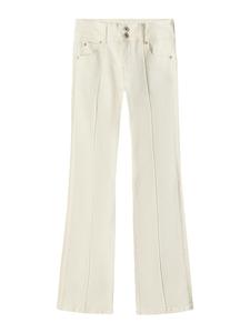 Джинсы Bootcut Bershka, Ecru