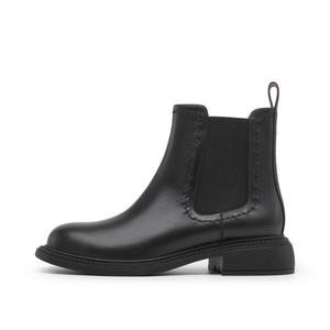 CHRISDIEN DENY Короткие ботинки челси 4 см, женские, черные