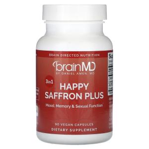Happy Saffron Plus, 90 веганских капсул Brainmd
