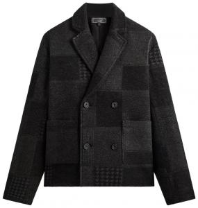 Пиджак Kith Patchwork Wool Raya Blazer, черный