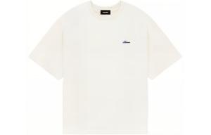 Футболка унисекс цвета слоновой кости We11Done, слоновая кость