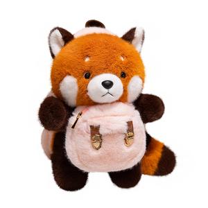 Мягкая кукла Cute Panda Transformation Mini Backpack, высота 38 см Tak Bebe, Raccoon