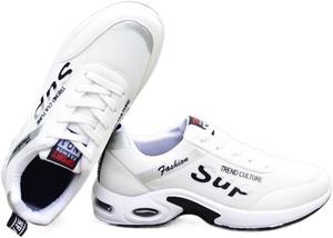 Мужские модные кроссовки без застежек с удобной мягкой подошвой, противоскользящие повседневные обувь для активного отдыха на улице Qacksv, белый