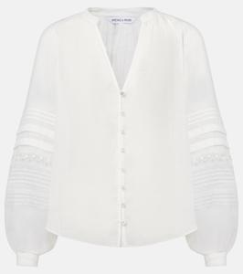 Полупрозрачный топ Ailani Veronica Beard, белый