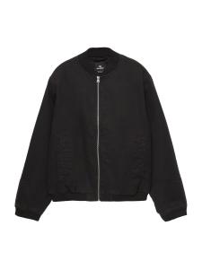 Куртка межсезонная Pull&Bear, черный