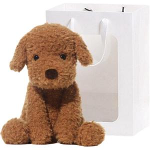 Brangdy Плюшевая игрушка Cartoon Cute Puppy Super Soft Golden Retriever, плюшевая кукла, высота 25 см