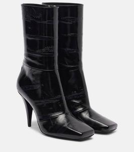 Кожаные ботинки Sliced Square 95 Givenchy, Black