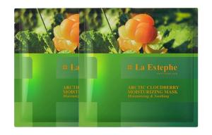 Маска для лица Nordic Cloudberry успокаивающая, увлажняющая и питающая 5 шт/уп LaEstephe