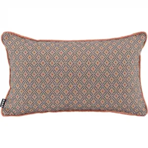 Декоративная подушка Harry Devin, наволочка с наполнителем, 1 шт. H.O.C.K., Orange/kupferfarben/terra + gemustert