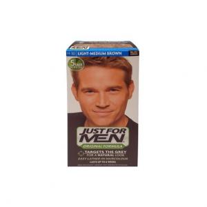 Шампунь-краска для мужчин H-30 Light Medium Brown, 60 мл Just For Men, Original Formula