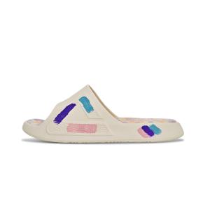 PEAK Тай дзи 1.0 тихие, устойчивые к запахам и истиранию слайдеры унисекс ecru 3 color stripe