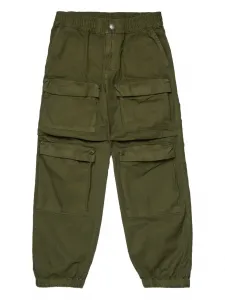 Брюки с карманами Diesel Kids, зеленый