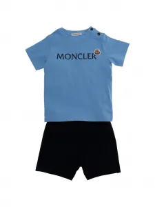 Комплект футболок с логотипом Moncler Enfant, синий