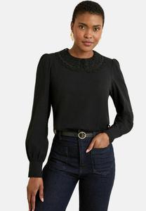 Топ Love & Roses REGULAR FIT, Black Lace Collar/Black