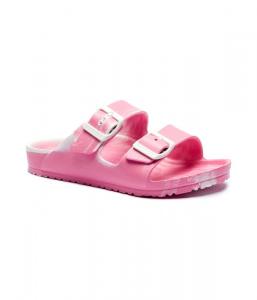 Сандалии детские Birkenstock Аризона с принтом, розовый