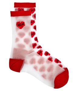 Носки женские Karl Lagerfeld с рисунком 2 пары, красный