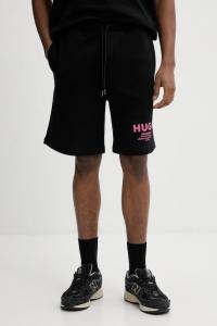 Хлопковые шорты Hugo Blue, черный