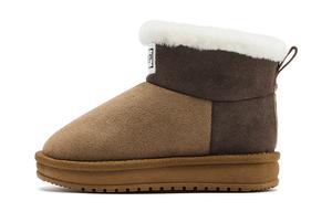 Детские утепленные ботинки Kids B.Duck, светло-коричневый/темно-коричневый