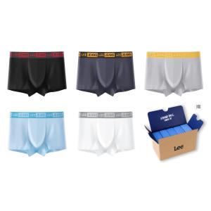 Мужские трусы бокс 5 штук Lee, белый