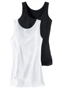 Майка H.I.S Cotton made in Africa, черно-белый