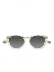 Солнцезащитные очки Hiehie в круглой оправе Maui Jim, желтый