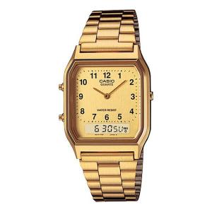 Часы Quartz Waterproof Gold Retro Mens Gold Analog/Digital Combo, желтый