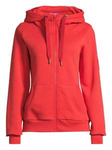 Salzhaut Толстовка с капюшоном на молнии 'Sööte' в красном цвете