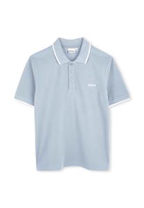Поло JUNIOR SHORT SLEEVE BOSS Kidswear, синий