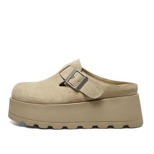 YEARCON Женские закрытые тапочки экрю, цвет Ecru