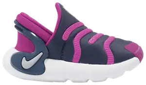 Кроссовки Nike Dynamo Go 2 EasyOn TD 'Hot Fuchsia Cement Grey', фиолетовый