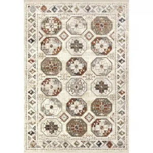 Ковер Astrid Traditional Motif Fringe Area Rug nuLOOM, 61x122 см, бежевый