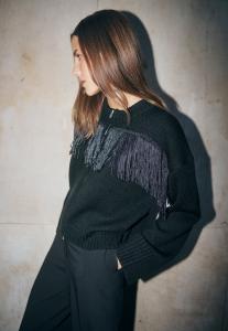 Кардиган Karen by Simonsen CADE, Meteorite/Black