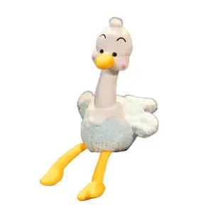 Очаровательная мягкая игрушка Expression Q в виде страуса, высота 25 см Fluffy bear, синий