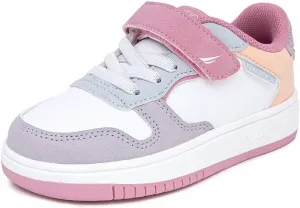 Кроссовки Nautica для девочек с регулируемым ремешком и эластичными банджи-ремешками | Удобная повседневная обувь (малыши/дети младшего возраста), розовый