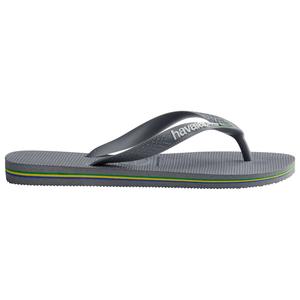 Сандалии Havaianas Brasil Logo, цвет Steel Grey/Steel Grey