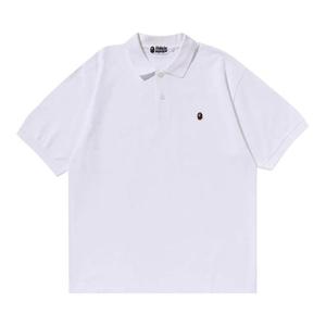 Поло BAPE One Point Relaxed Fit Polo Shirt, White