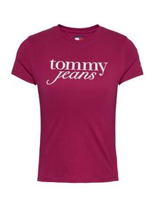 Рубашка Tommy Jeans Essential, бордовый