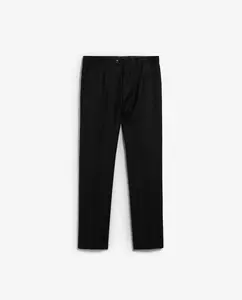 Мужские классические брюки из шерсти прямого кроя Scalpers, темно-серый