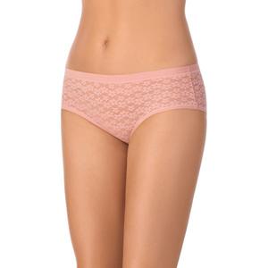 Трусики-хипстеры с кружевом в виде ромашек для подростков 74002 So, цвет misty rose
